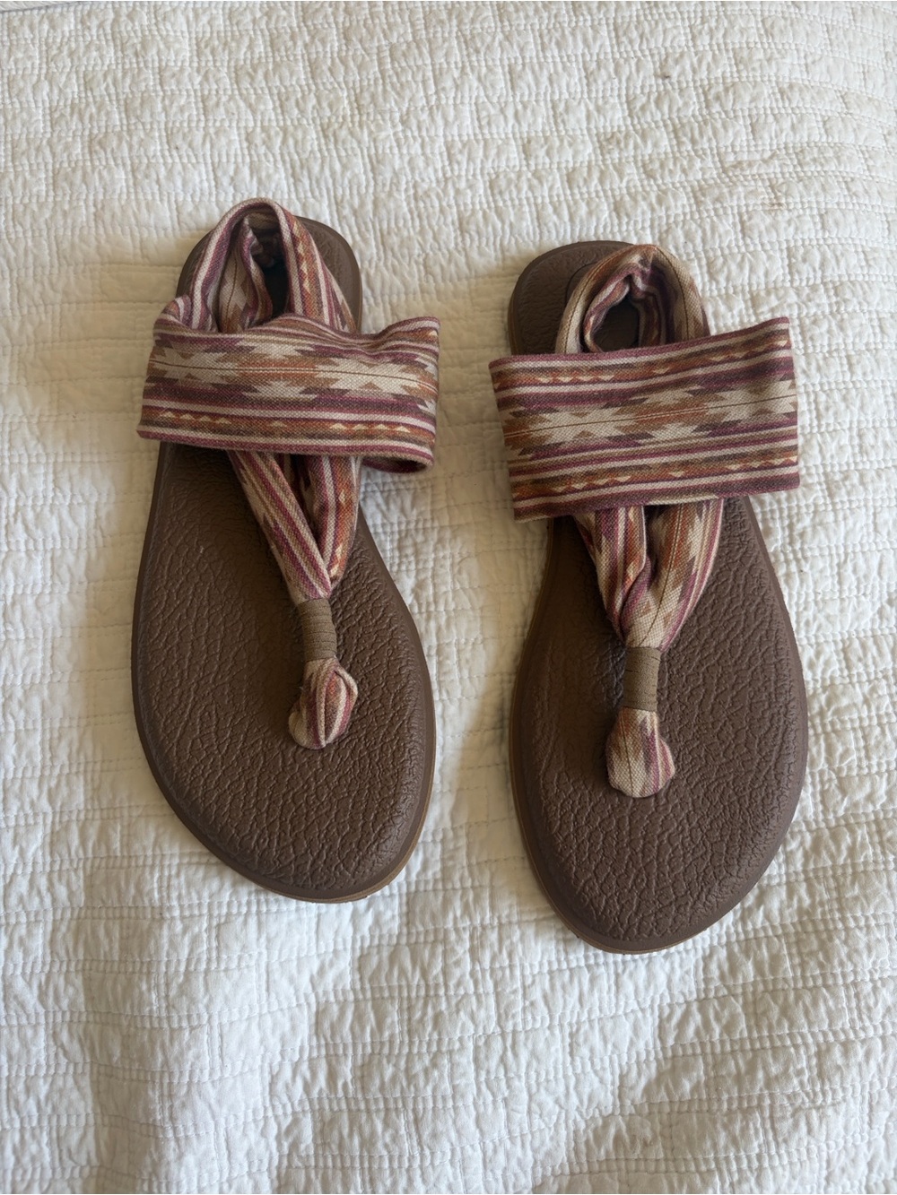 Sanuk Women's Yoga Sling 2 | Yoga Mat Footbed | Sandals for Women size 7